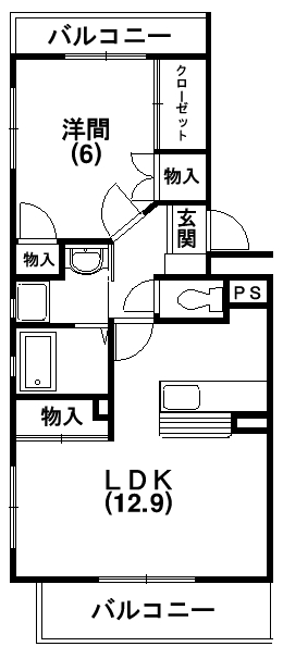 その他：45㎡超の大型1LDK
