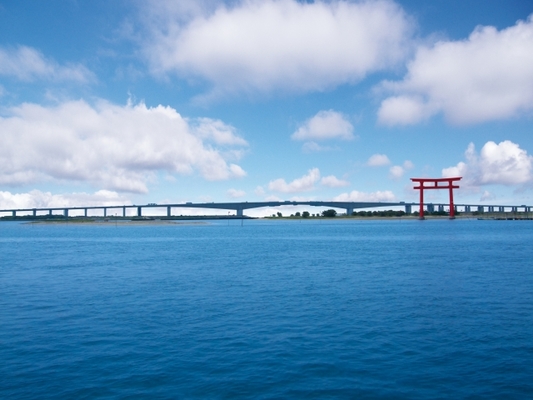 海または川：浜名湖　357m