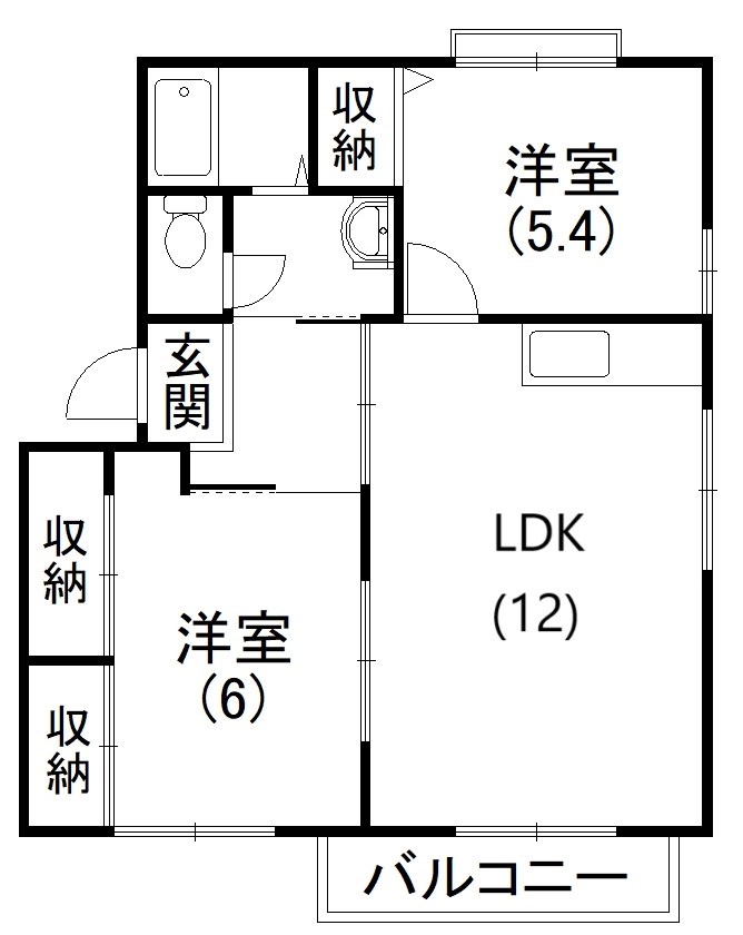 ガーデンハイツ四ツ池Ｄ 間取り