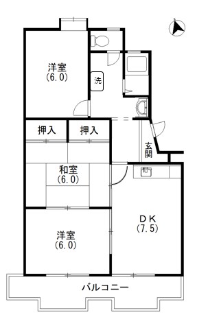 エクシード中沢 間取り