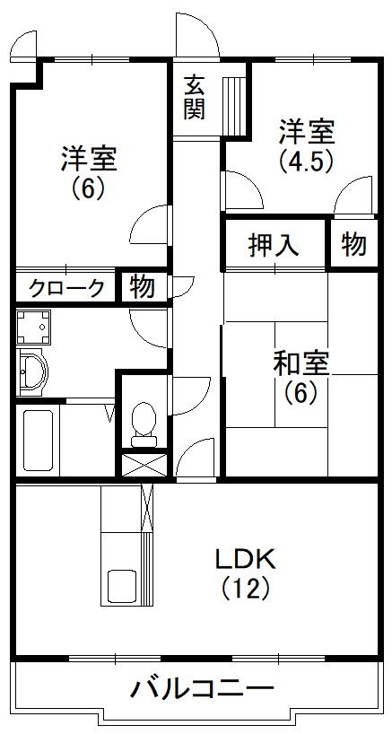 ヴィラクリア 間取り
