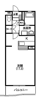 サンアベニューⅥ 間取り
