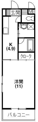 ベルコート和地山 間取り