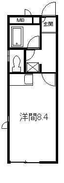 カレッジハイツ 間取り