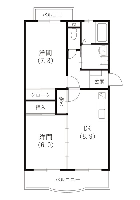 エクレールB 間取り