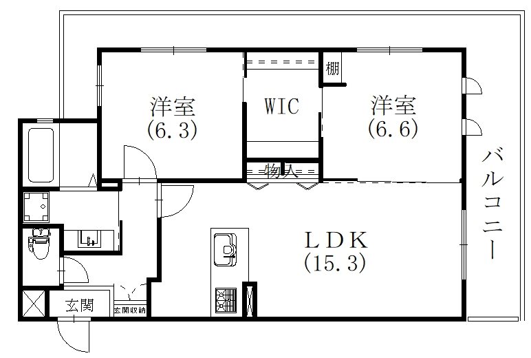 (仮称）菊川市加茂_第2ドゥプランニングマンション 間取り