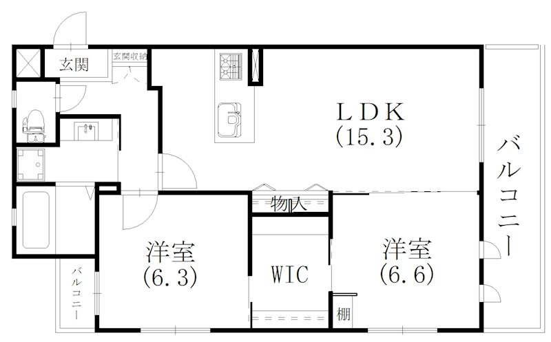 (仮称）菊川市加茂_第2ドゥプランニングマンション 間取り