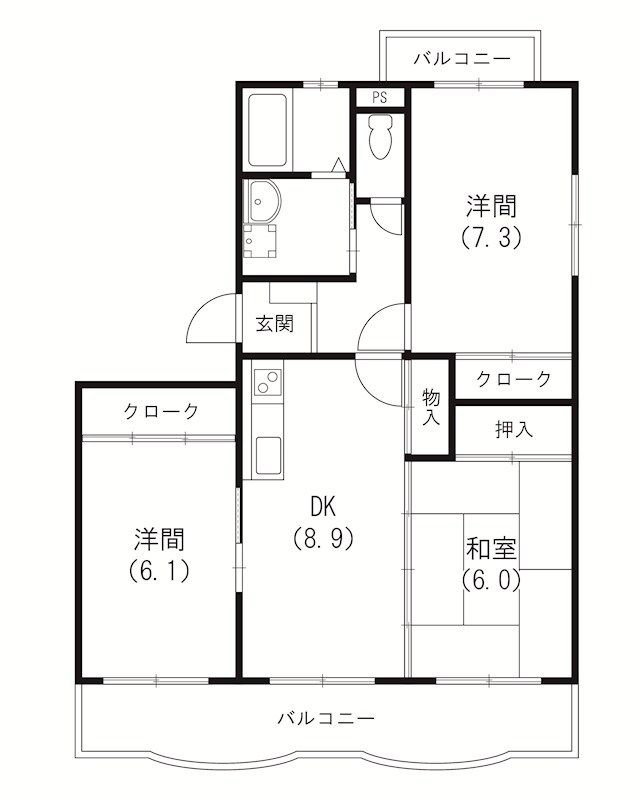 エクレールＡ 間取り