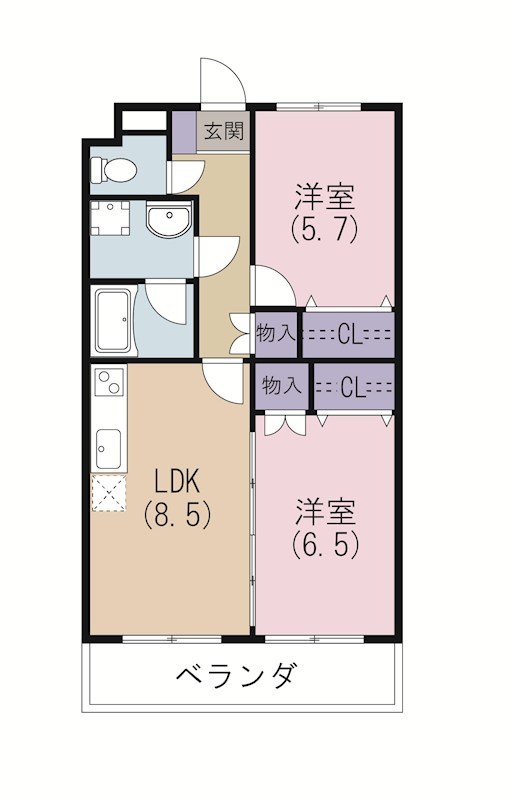 エリアcb 間取り